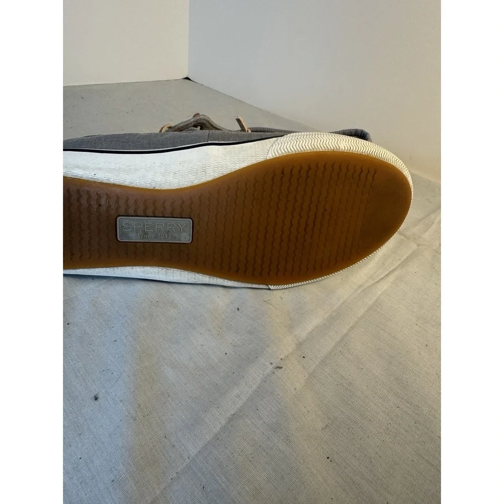 Sperry Grey Women's Lounge Away Boat Shoes Sneakers Size 8 STS 80687